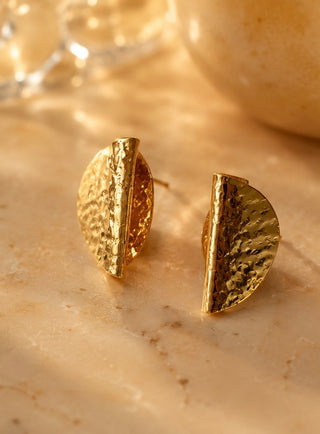 Venus Golden Orbit Studs Earrings