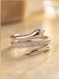 Monarch Pave Serpent Spiral AD Ring