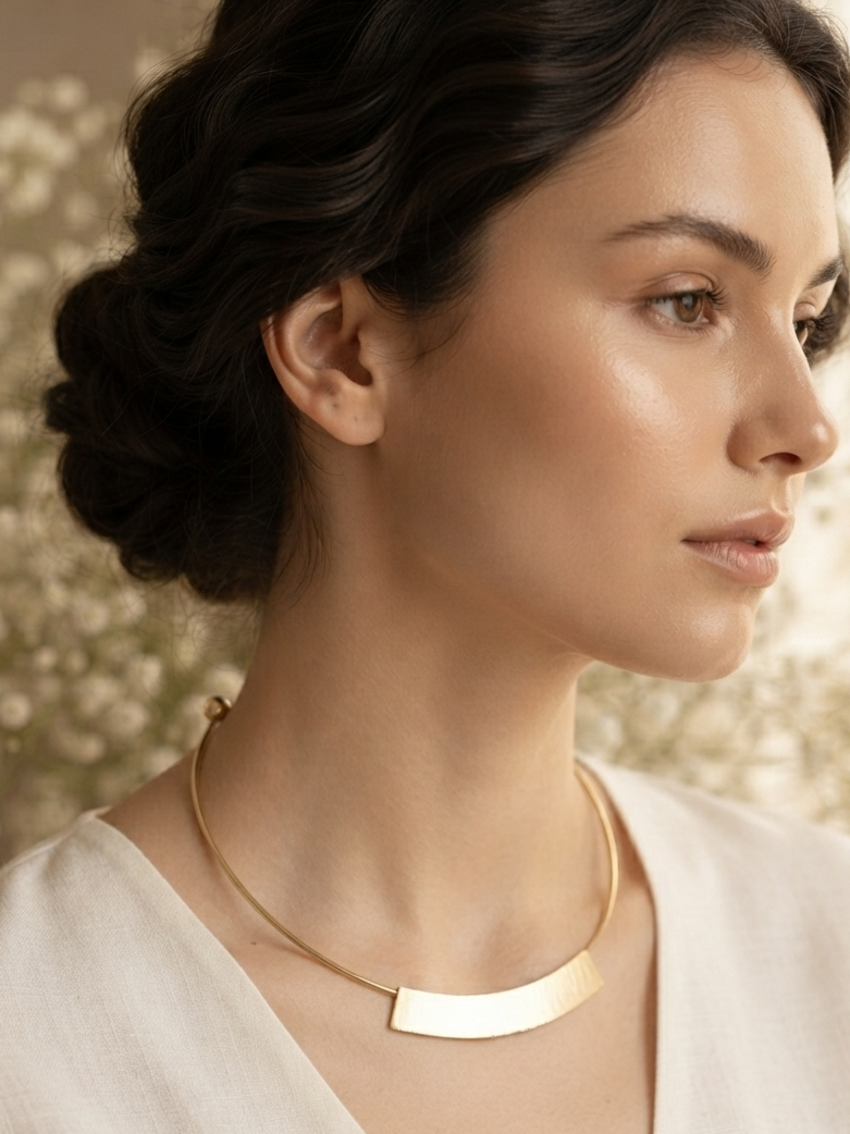 Arco Gold Hasli Necklace