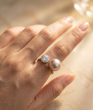 Imperial Solitaire Pearl AD Ring