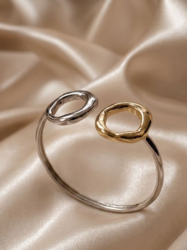 Royal Vault Dual Tone Statement Ring