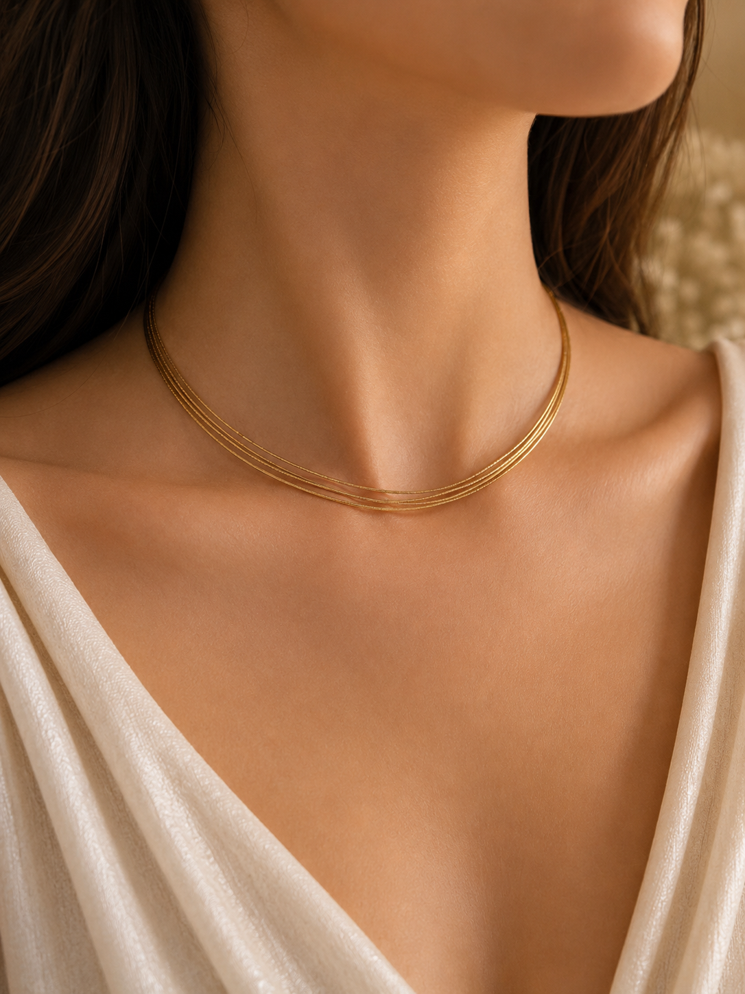 Venezia layered Hasli Necklace