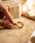 Sovereign Interlocked Gold Tone Statement Ring