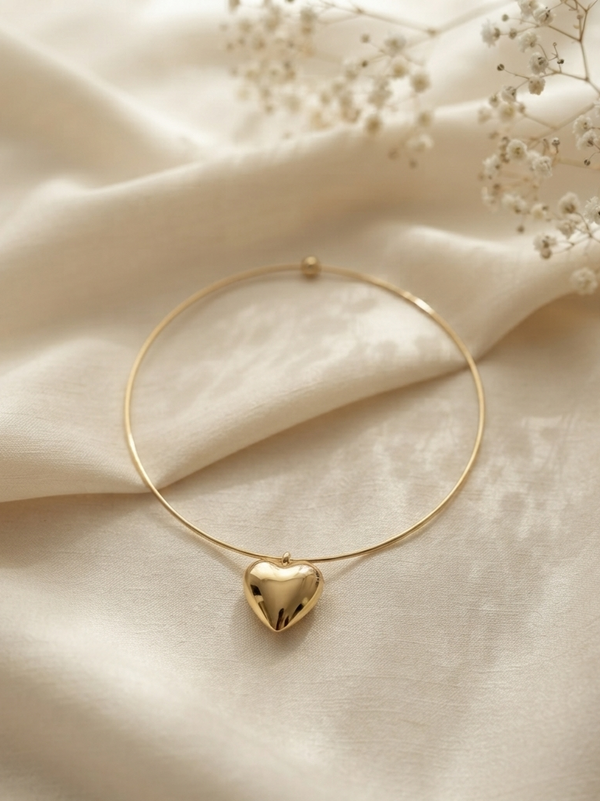 Aurelia Heart Hasli Necklace