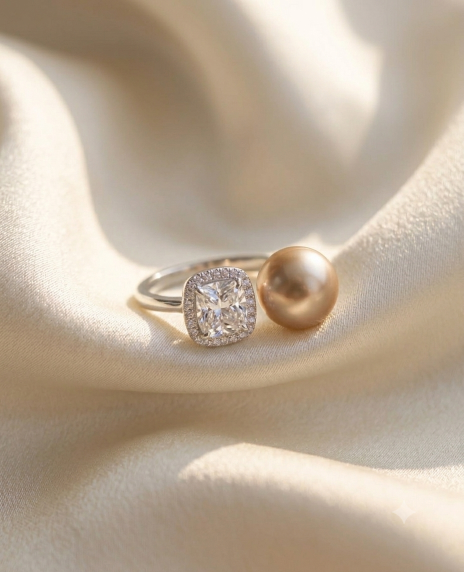 Imperial Solitaire Pearl AD Ring