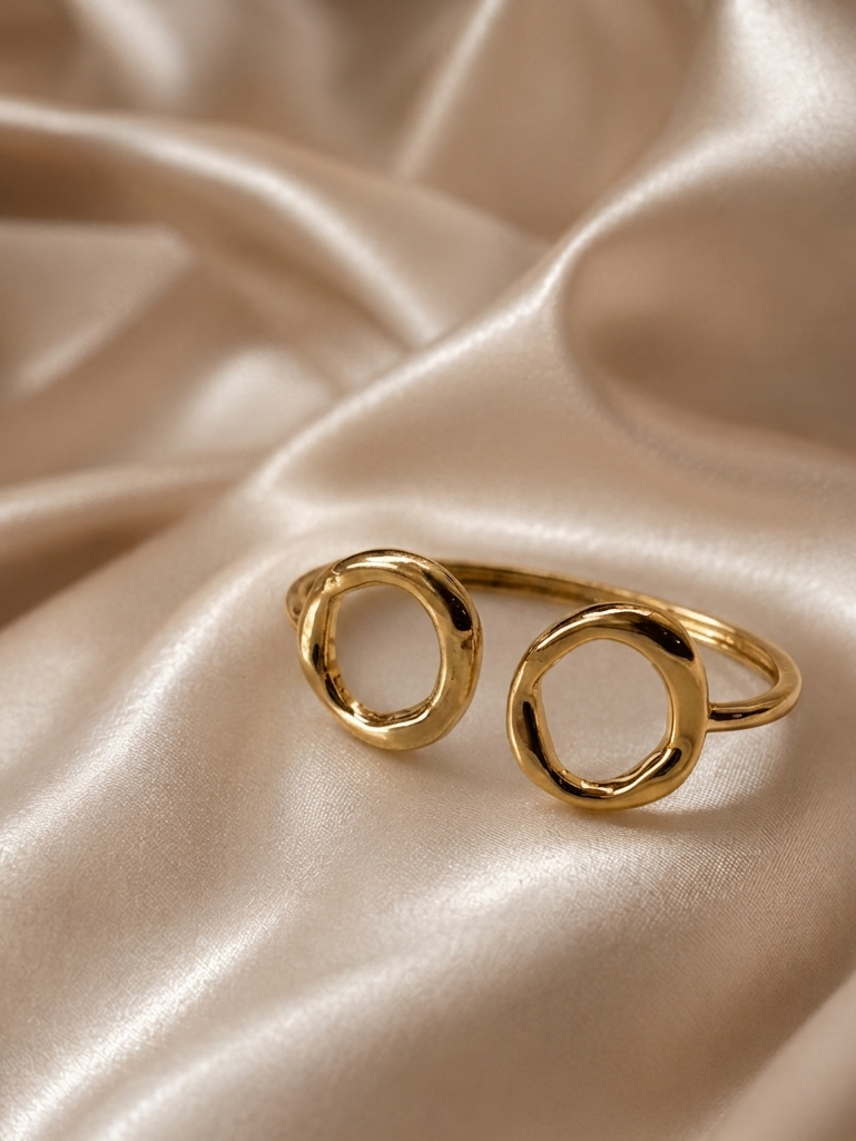 Royal Vault Gold Tone Statement Ring