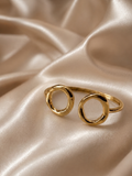 Royal Vault Gold Tone Statement Ring