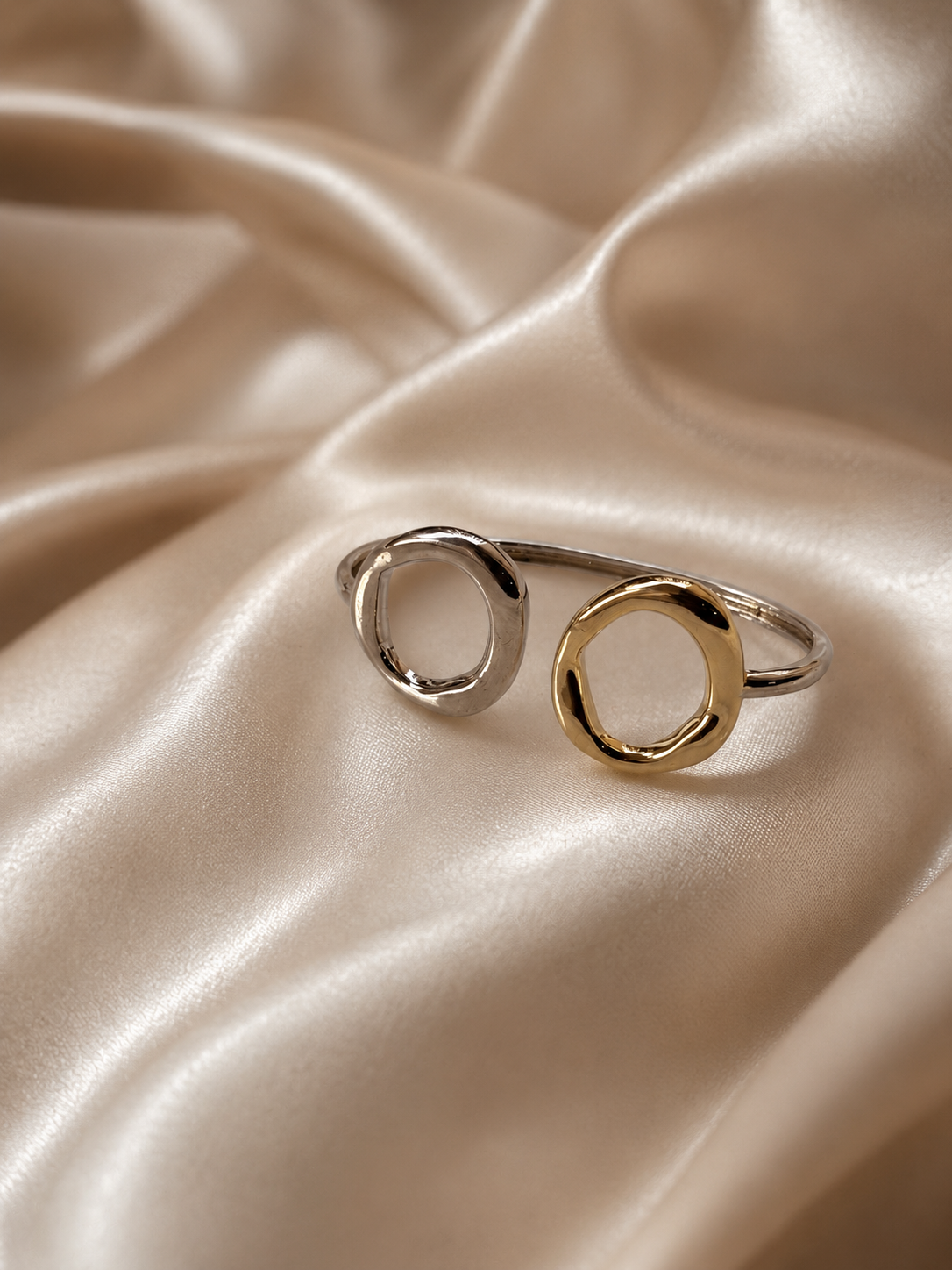 Royal Vault Dual Tone Statement Ring