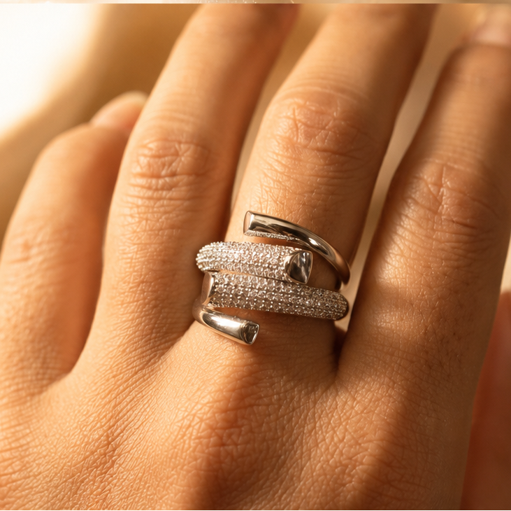 Regal Glow Spiral AD Ring