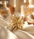 Radiance Sunburst Golden Statement Ring