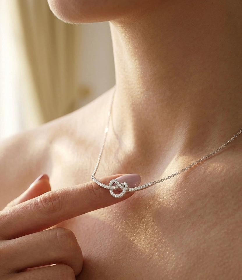 Infinity Silver Chain AD Pendant