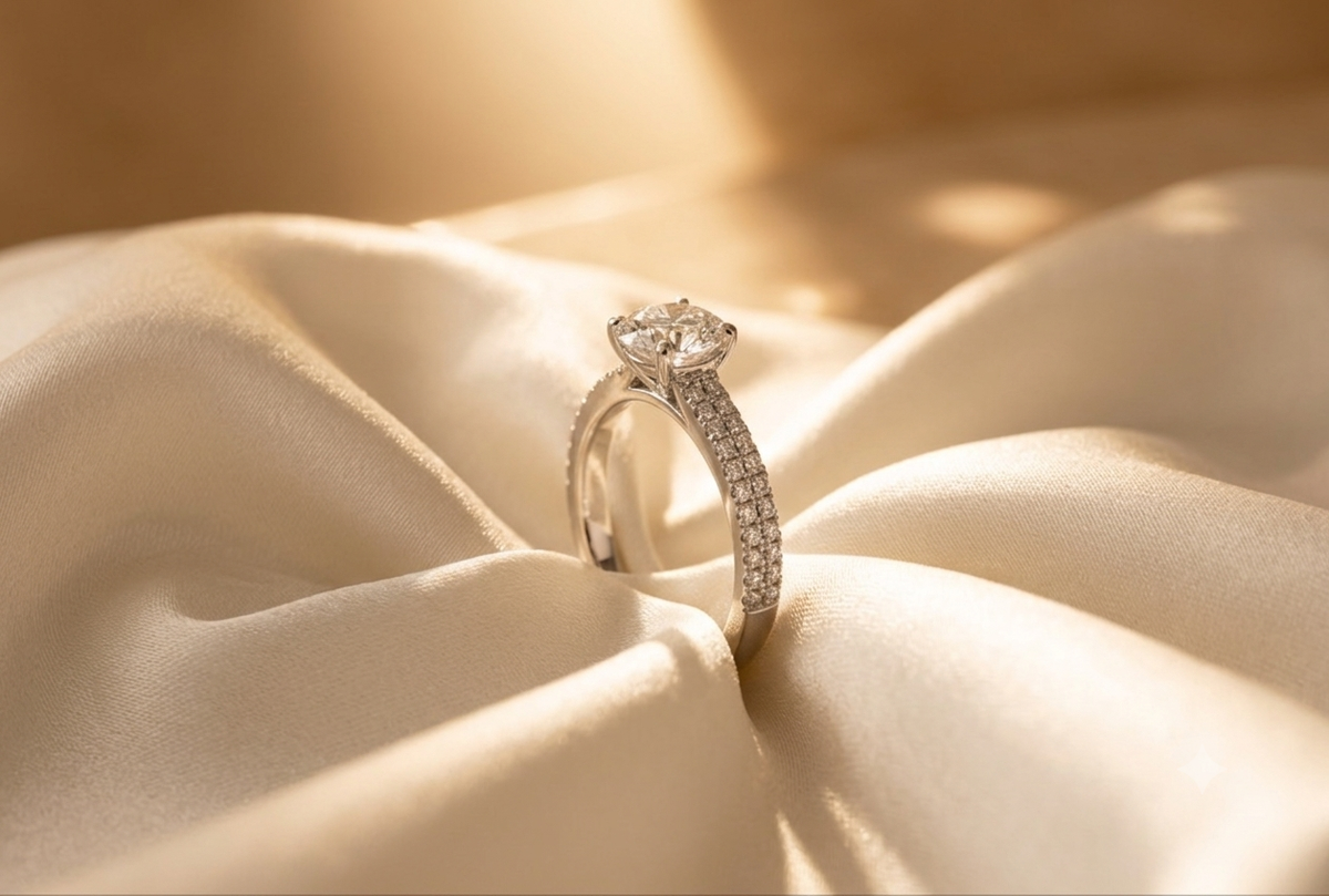 Crown Jewel Solitaire AD Ring