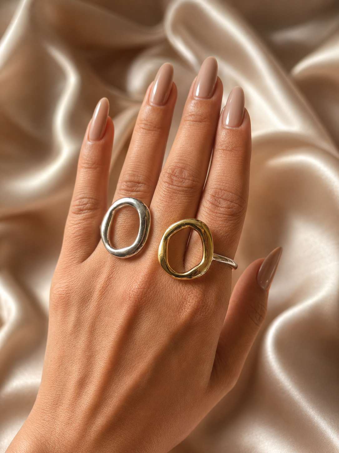 Royal Vault Dual Tone Statement Ring