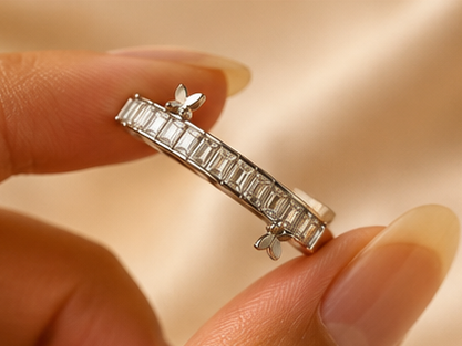 Sovereign Butterfly Banded AD Ring