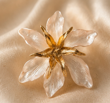 Crowned Petal Golden Ring