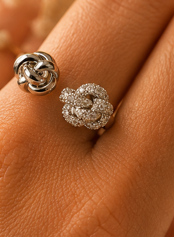 Royal Knot Interlace AD Ring