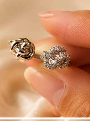 Royal Knot Interlace AD Ring