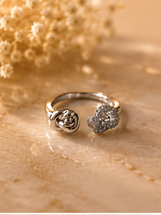 Royal Knot Interlace AD Ring