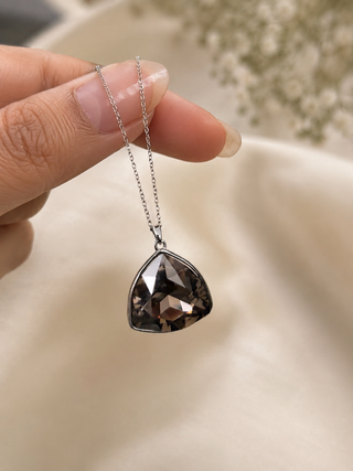 Imperial Stone Silver Chain Pendant